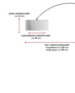 Svítidla LuxD 16873 Stojanová lampa Ample bílá