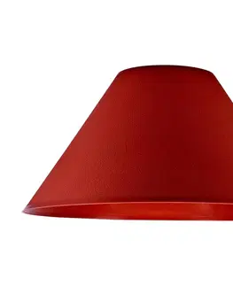 Lampy  Náhradní stínidlo E14 210x110 mm červená 
