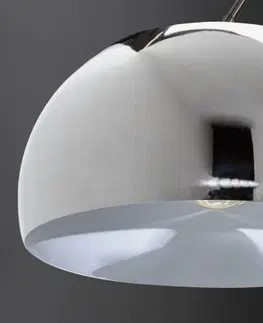 Svítidla LuxD 16769 Designová stojanová lampa Arch chrom