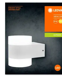 LED venkovní nástěnná svítidla OSRAM LEDVANCE ENDURA Style UpDown Puck 13W White 4058075205581