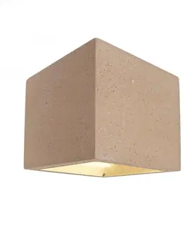 Osvětlení stěn Light Impressions Kapego nástěnné přisazené svítidlo Cube 220-240V AC/50-60Hz G9 1x max. 25,00 W 115 mm béžová 341185