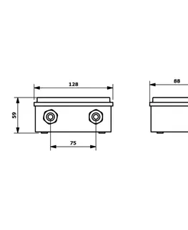 Vodovodní baterie BRUCKNER Napájecí zdroj pro 1-10 splachovačů pisoárů, 230V / 6V DC ( 121.762.1 )