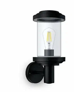 Zahradní lampy Philips Listra venkovní nástěnné svítidlo E27 max. 25W bez zdroje, černá