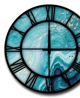 Hodiny Hanah Home Nástěnné hodiny Oceán 50 cm modré