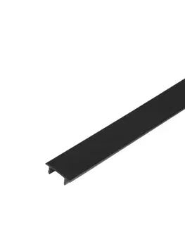 Kolejnice a příslušenství 3fáze SLV BIG WHITE S-TRACK DALI lištový kryt, černý 2 m 1004939