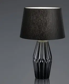 Stolní lampy HELL Stolní lampa Kera, textilní stínidlo, 58 cm