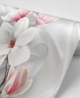 Tapety květiny Tapeta bílá magnolie