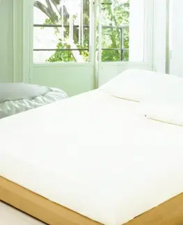 Ložní prostěradla Bavlněné prostěradla na postele bílé barvy