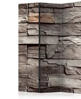Paravány Paraván Wall of Silence Dekorhome 135x172 cm (3-dílný)