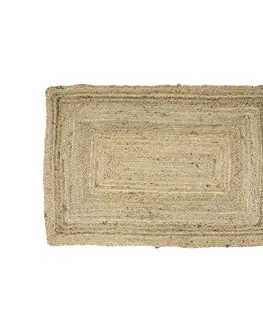 Koberce a koberečky Obdélníkový přírodní jutový koberec - 60*90*1cm Mars & More DEJM60