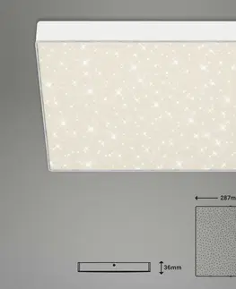 LED stropní svítidla BRILONER LED stropní svítidlo hvězdné nebe, 28,7 cm, 21 W, bílé BRI 7078-416