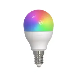 LED žárovky PRIOS Prios Smart LED kapková lampa E14 4,9W RGBW CCT Tuya matná 3-pack