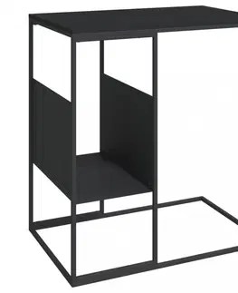 Konferenční stolky Příruční stolek Dekorhome Černá