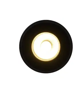 Podhledové světlo Nordlux LED vestavné stropní svítidlo Rosalee, černé, IP65, spínač CCT