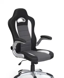 Kancelářské židle HALMAR Kancelářské křeslo LOTUS šedo-černé