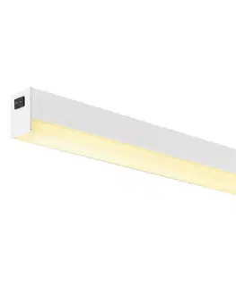 LED nástěnná svítidla SLV VÝPRODEJ VZORKU BIG WHITE SIGHT LED nástěnné a stropní svítidlo, s vypínačem, 600 mm, bílé 1001284