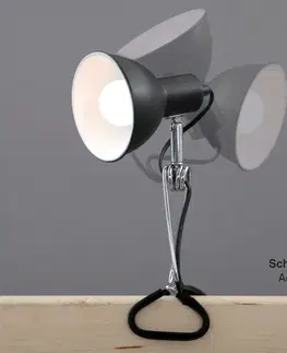 Stolní lampy s klipem BRILONER Svítidlo se svorkou 30,5 cm 1x E14 8W černá BRI 2790-015