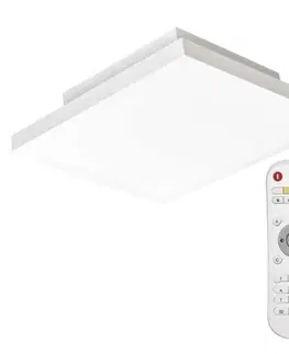 LED stropní svítidla EMOS LED přisazené svítidlo EXCLUSIVE, čtvercové 18W frameless, stmív. se změnou CCT, CRI&gt;95 ZM5181