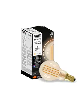 SmartHome LED ostatní žárovky Calex Calex Smart E14 P45 4,5W 1800-3000K dim zlatá 2ks