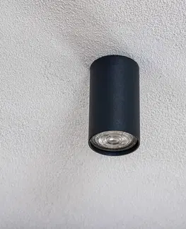 Bodová světla Euluna Stropní reflektor Eye, výška 10 cm, grafitová barva