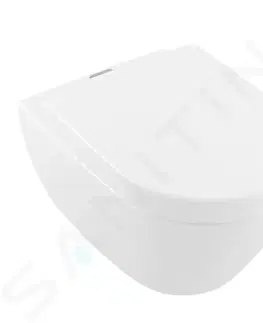Záchody VILLEROY & BOCH Subway 2.0 Závěsné WC s hlubokým splachováním, AntiBac, s CeramicPlus, alpská bílá 5614A1T2
