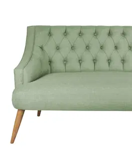 Pohovky a gauče Pohovka dvoumístná LAMONT zelená
