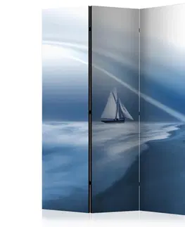 Paravány Paraván Lonely sail drifting Dekorhome 135x172 cm (3-dílný)