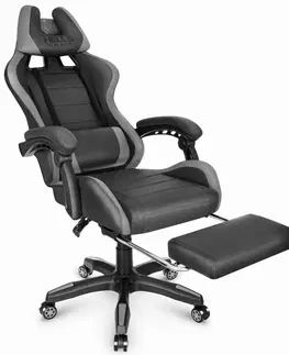 Herní křesla Herní židle HC-1039 Gray-Black Mesh