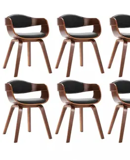 Židle Jídelní židle 6 ks Dekorhome Bílá