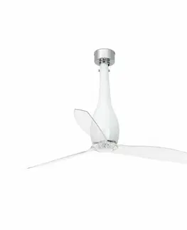 Ventilátory FARO ETERFAN M, bílá/transparentní, stropní ventilátor s DC motorem