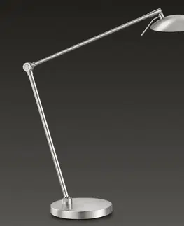 Stolní lampy Knapstein Stmívatelná stolní lampa LED Beatrice, nikl matný