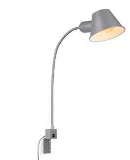 Moderní bodová svítidla BRILONER Noční lampička pr. 14 cm 1x E27 10W chrom BRI 2079-014