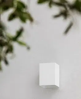 LED venkovní nástěnná svítidla FARO KOV 1L nástěnné svítidlo hranaté, bílá 2700K 14°