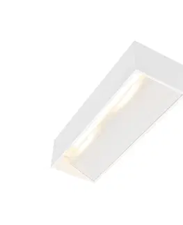 LED nástěnná svítidla SLV BIG WHITE LOGS IN L Indoor, nástěnné LED svítidlo, černé/mosazné, 3000K, TRIAC, stmívatelné 1002844