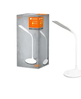 Stolní lampy do kanceláře OSRAM LEDVANCE stolní lampa do kanceláře Panan Disc Single bílá DIM 3000K 4058075321267