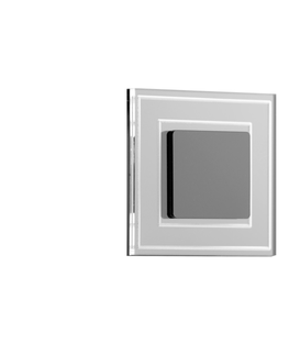 Svítidla LDST LDST KE-01-CB-BC8- LED schodišťové svítidlo KELLY 8xLED/1,2W/230V lesklá černá 