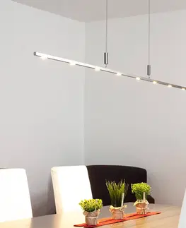 Závěsná světla quitani Quitani LED závěsné světlo Tolu, délka 180 cm, stmívatelné