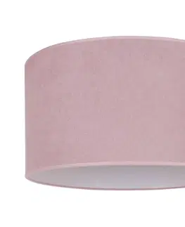 Svítidla   - Stropní svítidlo BRISTOL 1xE27/15W/230V pr. 45 cm růžová/bílá 