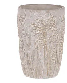 Vázy keramické Váza Gramen, 13 x 20 x 13 cm, beton