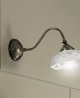 Nástěnná svítidla Ceramiche Nástěnné světlo Emanuel keramika vyložení 33 cm