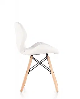 Židle HALMAR Jídelní židle K281 bílá