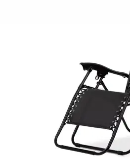 Zahradní židle a křesla Zahradní křeslo Coracias černé