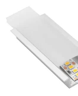 Profily CENTURY AL PROFIL pro LED pásek 15mm plochý zapuštěný opálový kryt 30x11mm IP20 délka 2m CEN KPRI-3011