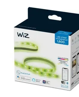 LED pásky 12V LED Pásek WiZ Colors Starter Kit 2m 8718699788162 20W 1600lm 2700-6500K, IP20, RGB 16 mil. barev, stmívatelný