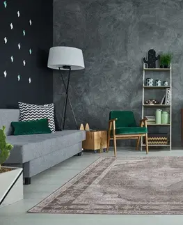 Designové a luxusní koberce Estila Luxusní vintage koberec Levante 240x160cm světle šedý
