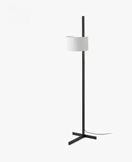 Stojací lampy se stínítkem FARO STAND UP stojací lampa, černá a bílá