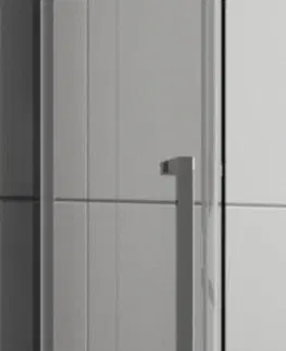 Sprchové kouty HOPA Sprchové dveře URBAN ESSENCE N1FS BARVA rámu Hliník ossidato, Rozměr A 140 cm, Směr zavírání  Levé (SX), Výplň Čiré bezpečnostní sklo 6 mm BEN14SXA1