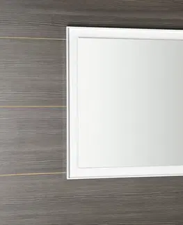 Koupelnová zrcadla SAPHO FLUT LED podsvícené zrcadlo 1000x700mm, bílá FT100