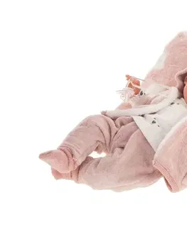Hračky panenky ANTONIO JUAN - 70150 CLARA- realistické miminko se zvuky a měkkým látkovým tělem