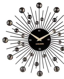 Hodiny Karlsson 4860BK Designové nástěnné hodiny, 30 cm
